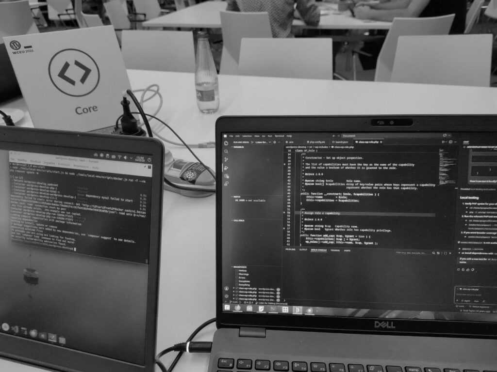 Working at WordCamp Europe Krakow 2026